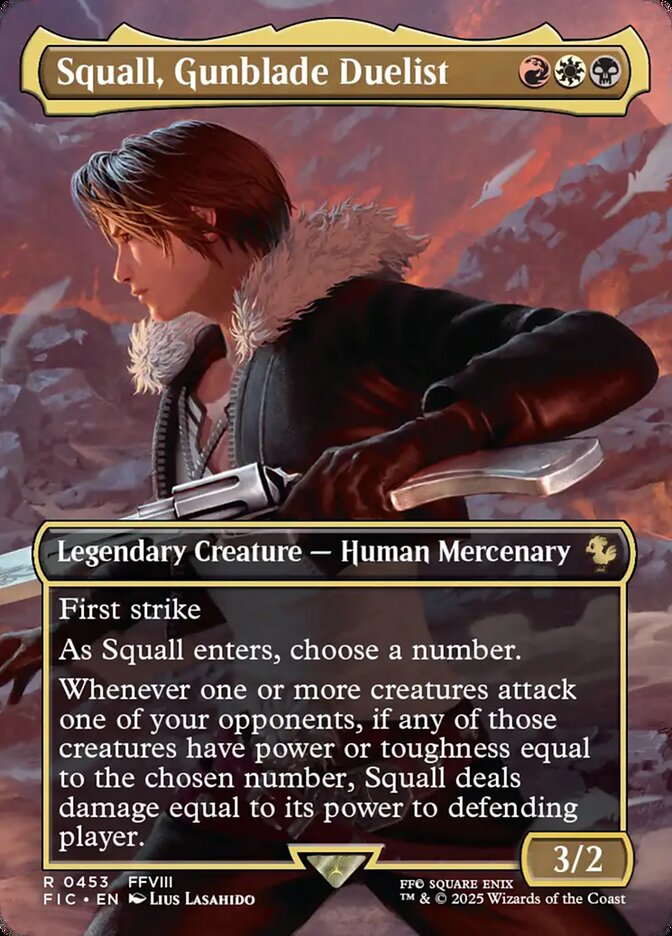Squall, Gunblade Duelist — Final Fantasy Commander (FIC) #453
