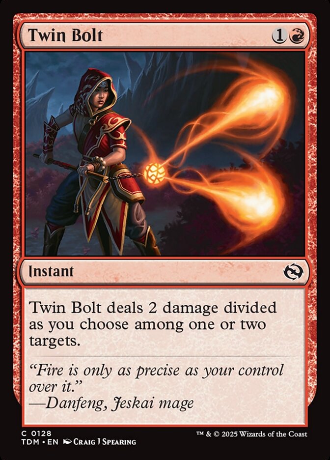 Twin Bolt — Tarkir: Dragonstorm (TDM) #128