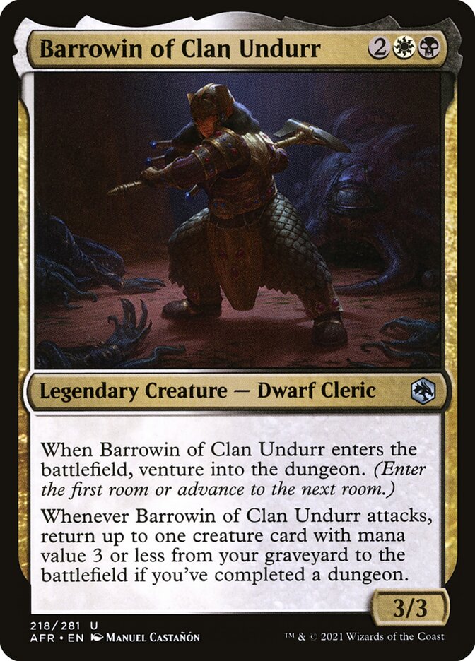Barrowin of Clan Undurr — Adventures in the Forgotten Realms (AFR) #218