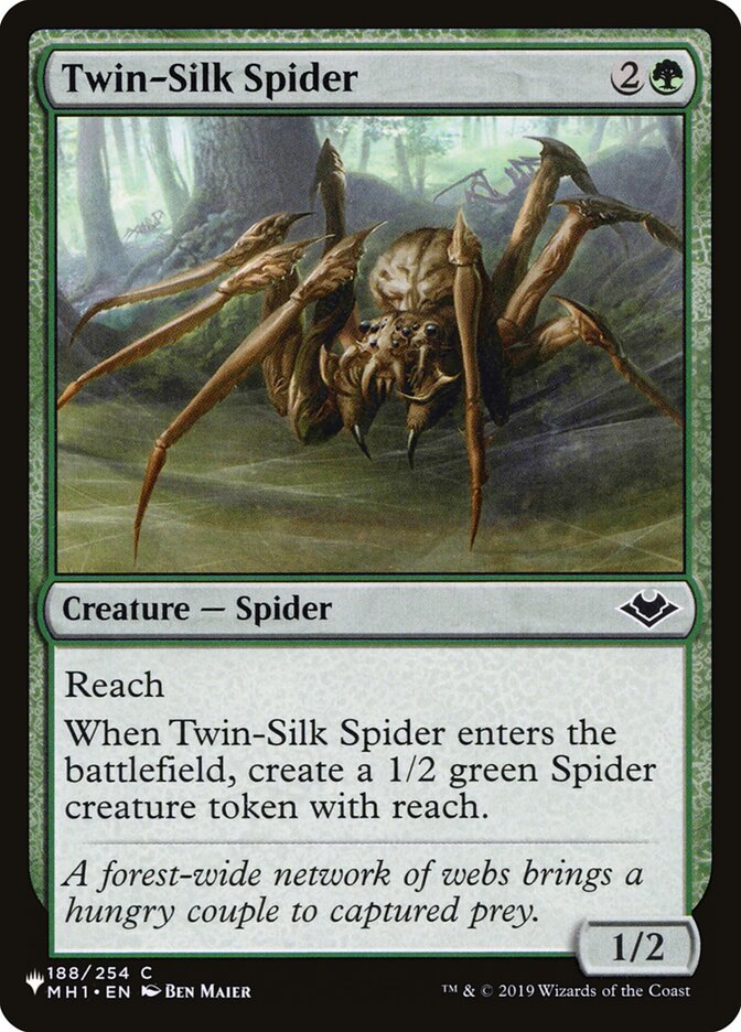 Twin-Silk Spider — The List (PLST) #MH1-188
