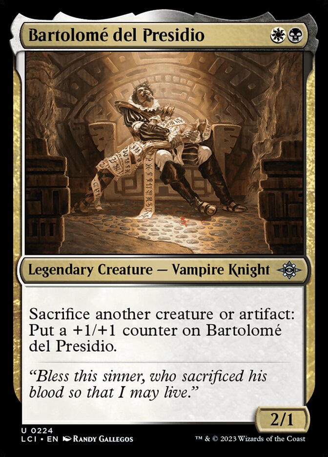 Bartolomé del Presidio — The Lost Caverns of Ixalan (LCI) #224