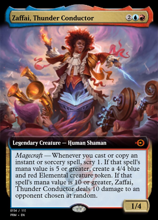 Zaffai, Thunder Conductor — Magic Online Promos (PRM) #90280