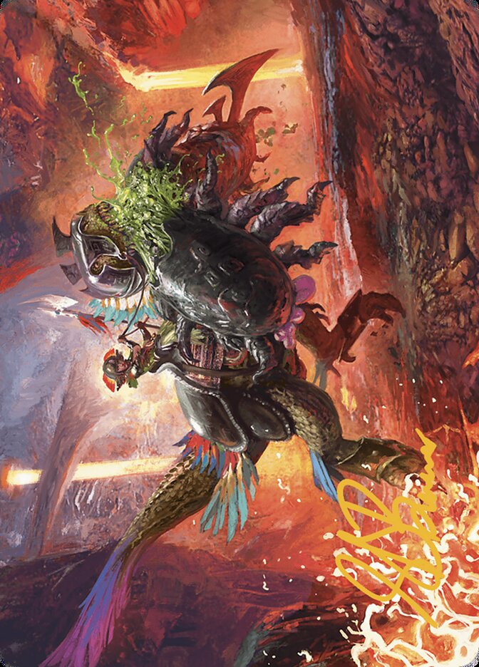 Triumphant Chomp // Triumphant Chomp — The Lost Caverns of Ixalan Art Series (ALCI) #21