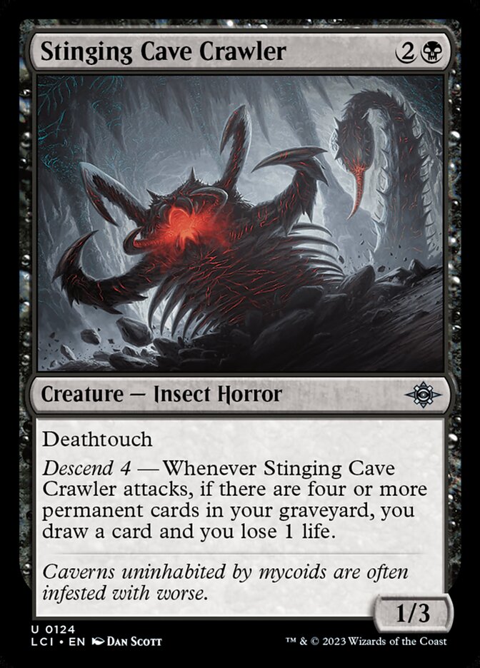 Stinging Cave Crawler — The Lost Caverns of Ixalan (LCI) #124