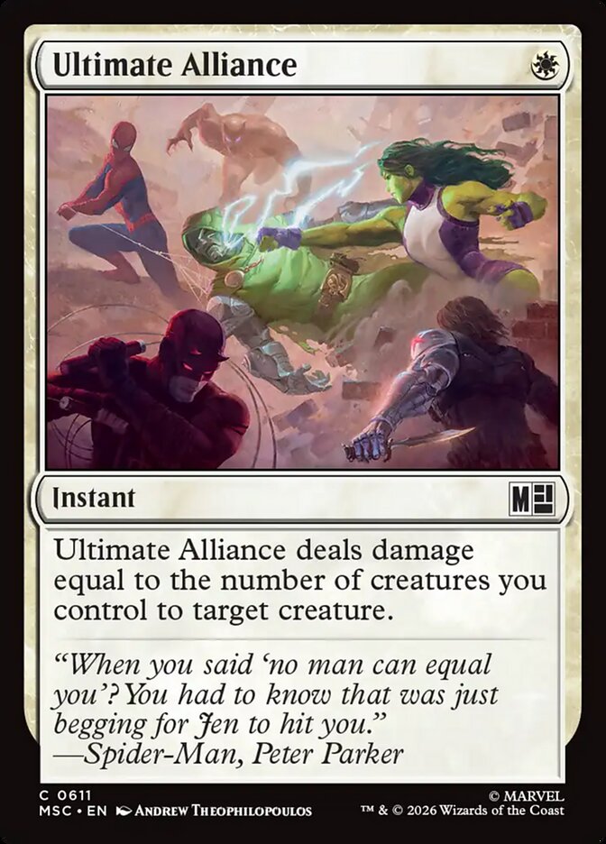 Ultimate Alliance — Marvel Super Heroes Commander (MSC) #611