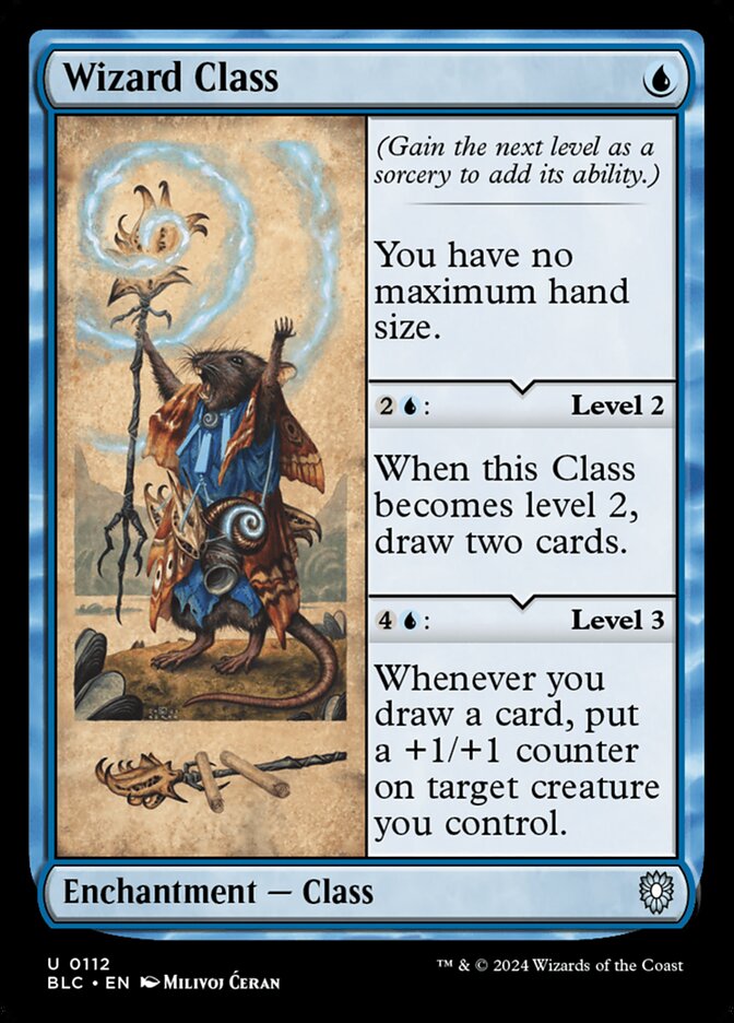 Wizard Class — Bloomburrow Commander (BLC) #112