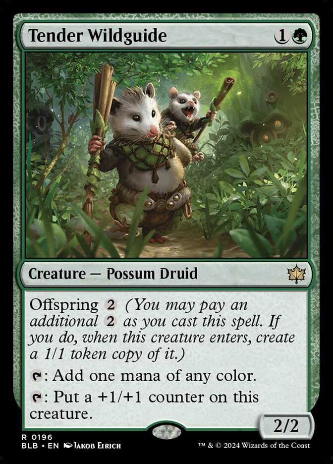 Tender Wildguide — Bloomburrow (BLB) #196