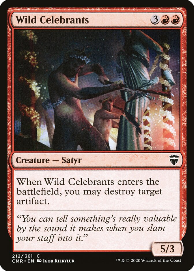 Wild Celebrants — Commander Legends (CMR) #212