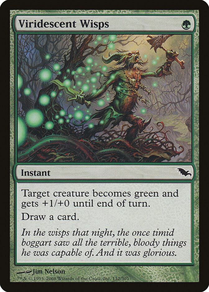 Viridescent Wisps — Shadowmoor (SHM) #132