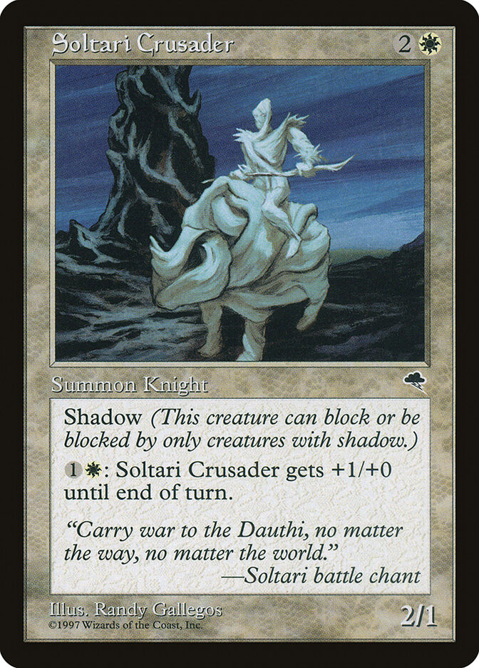 Soltari Crusader — Tempest (TMP) #41