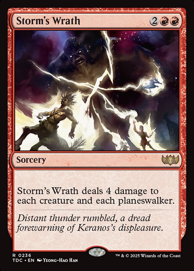 Storm's Wrath — Tarkir: Dragonstorm Commander (TDC) #236