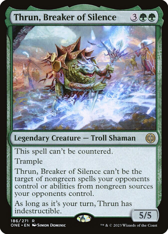 Thrun, Breaker of Silence — Phyrexia: All Will Be One (ONE) #186