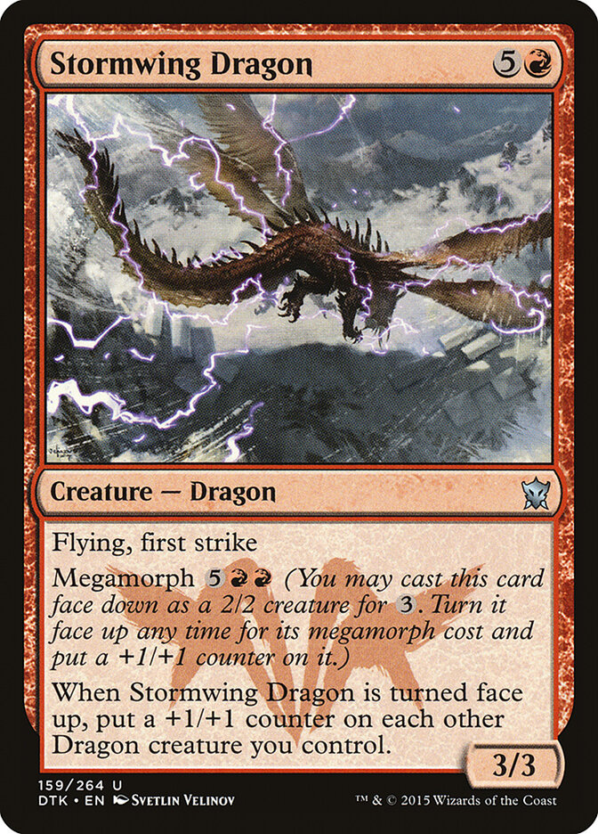 Stormwing Dragon — Dragons of Tarkir (DTK) #159