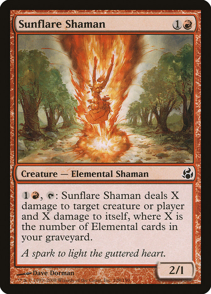 Sunflare Shaman — Morningtide (MOR) #108