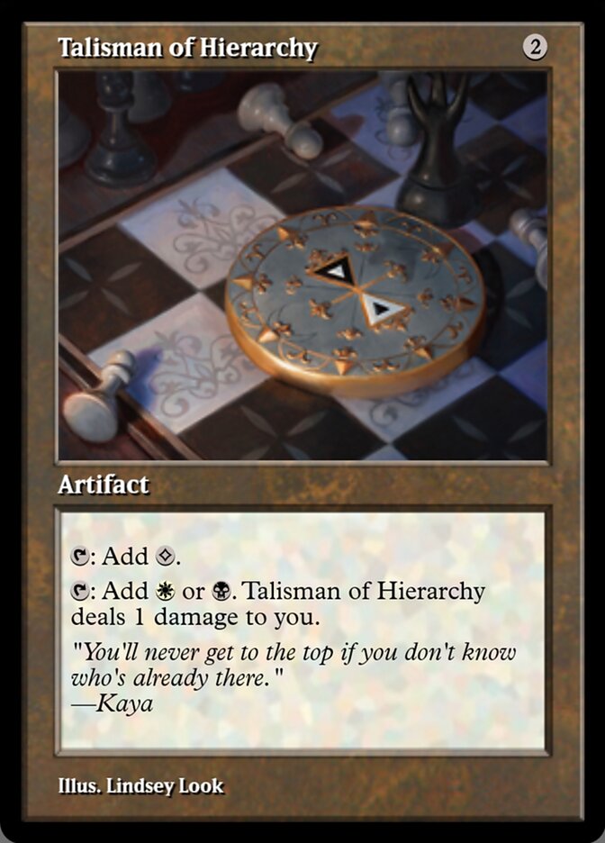 Talisman of Hierarchy — Magic Online Promos (PRM) #91389