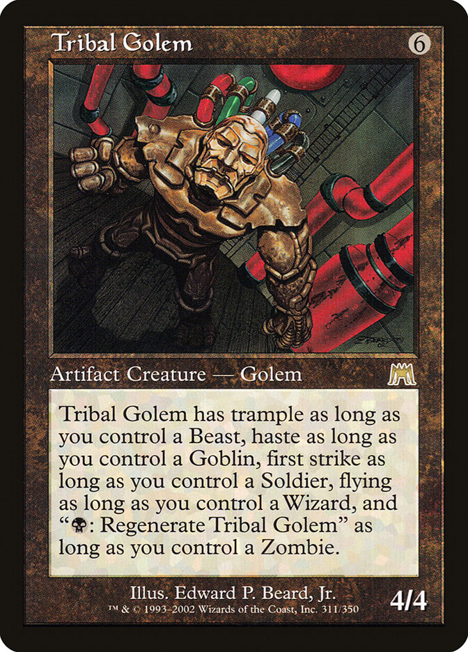 Tribal Golem — Onslaught (ONS) #311