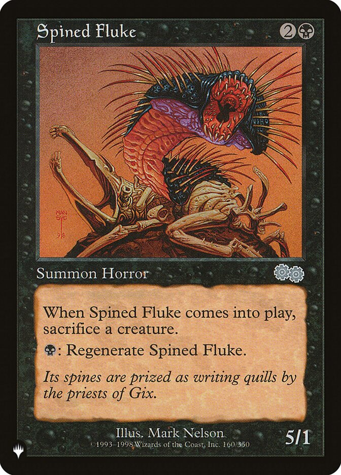 Spined Fluke — The List (PLST) #USG-160