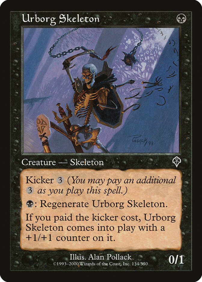 Urborg Skeleton — Invasion (INV) #134