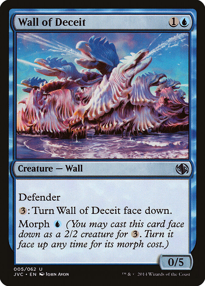 Wall of Deceit — Duel Decks Anthology: Jace vs. Chandra (JVC) #5