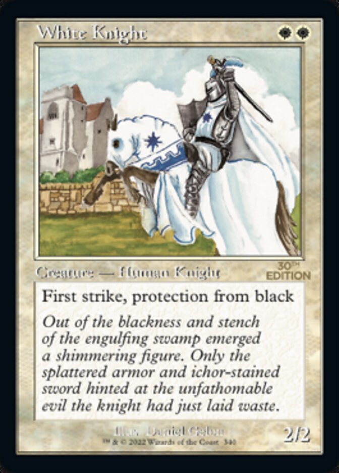 White Knight — 30th Anniversary Edition (30A) #340