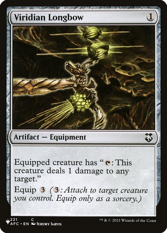 Viridian Longbow — The List (PLST) #AFC-221