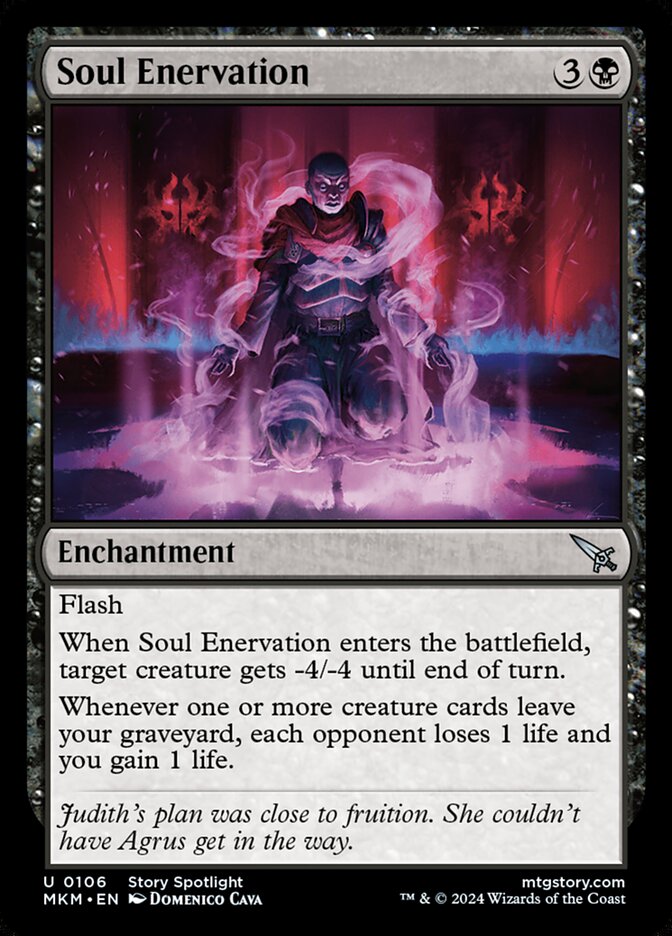 Soul Enervation — Murders at Karlov Manor (MKM) #106