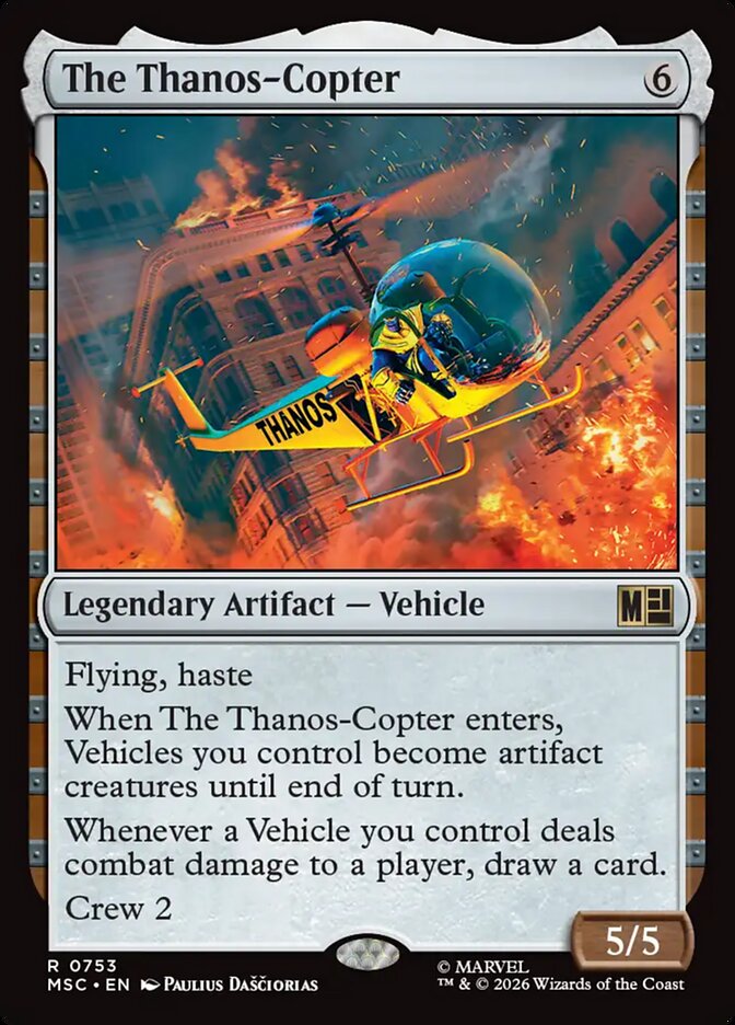 The Thanos-Copter — Marvel Super Heroes Commander (MSC) #753