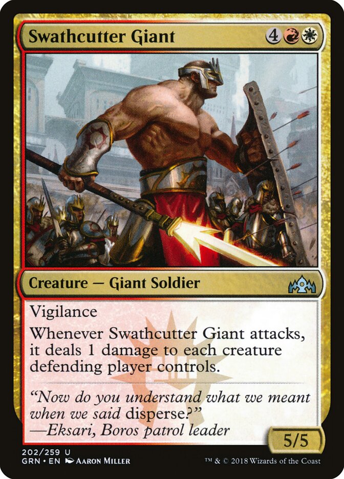 Swathcutter Giant — Guilds of Ravnica (GRN) #202