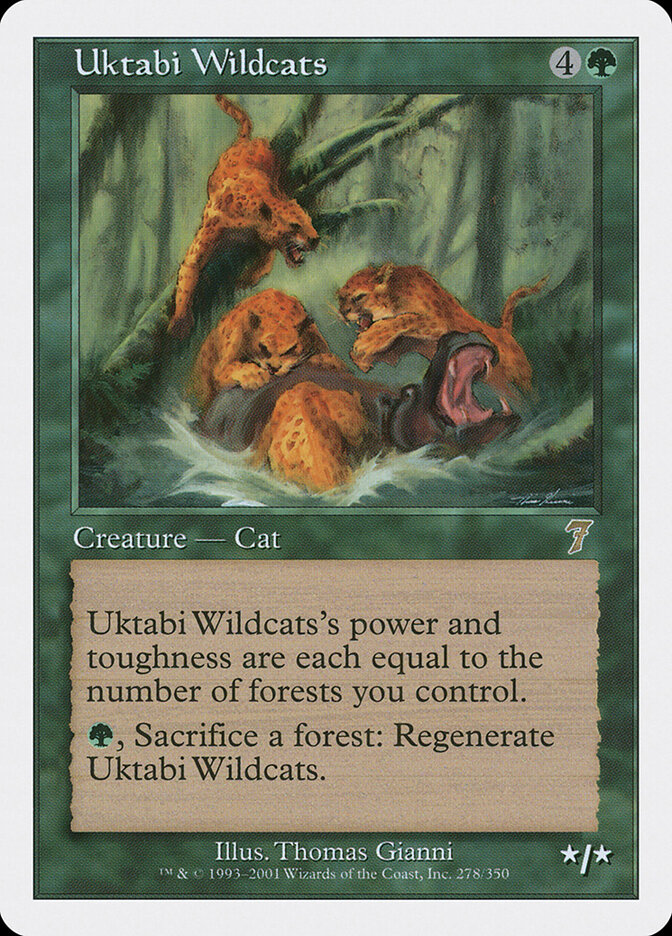 Uktabi Wildcats — Seventh Edition (7ED) #278