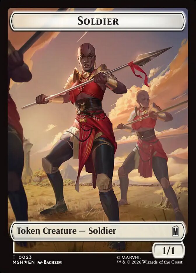 Soldier — Marvel Super Heroes Tokens (TMSH) #23