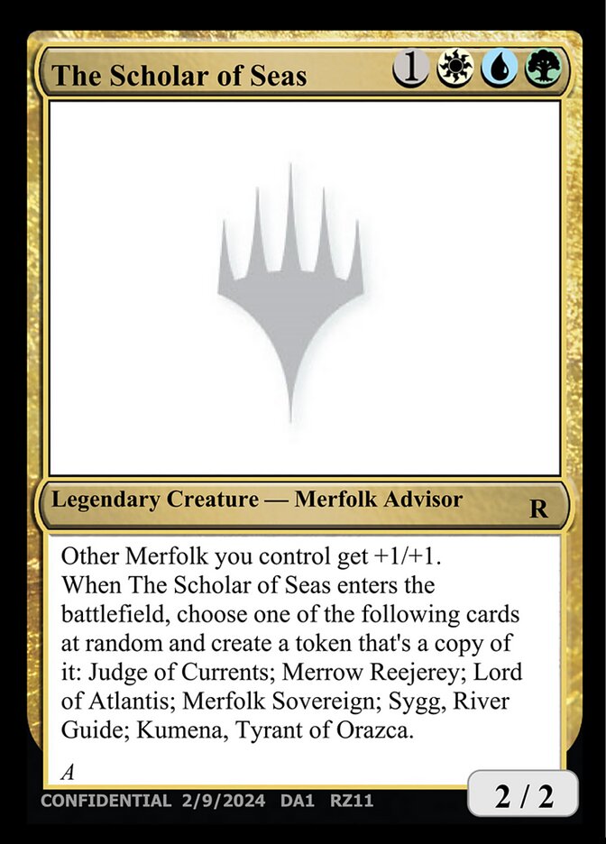 The Scholar of Seas — Unknown Event (UNK) #RZ11b