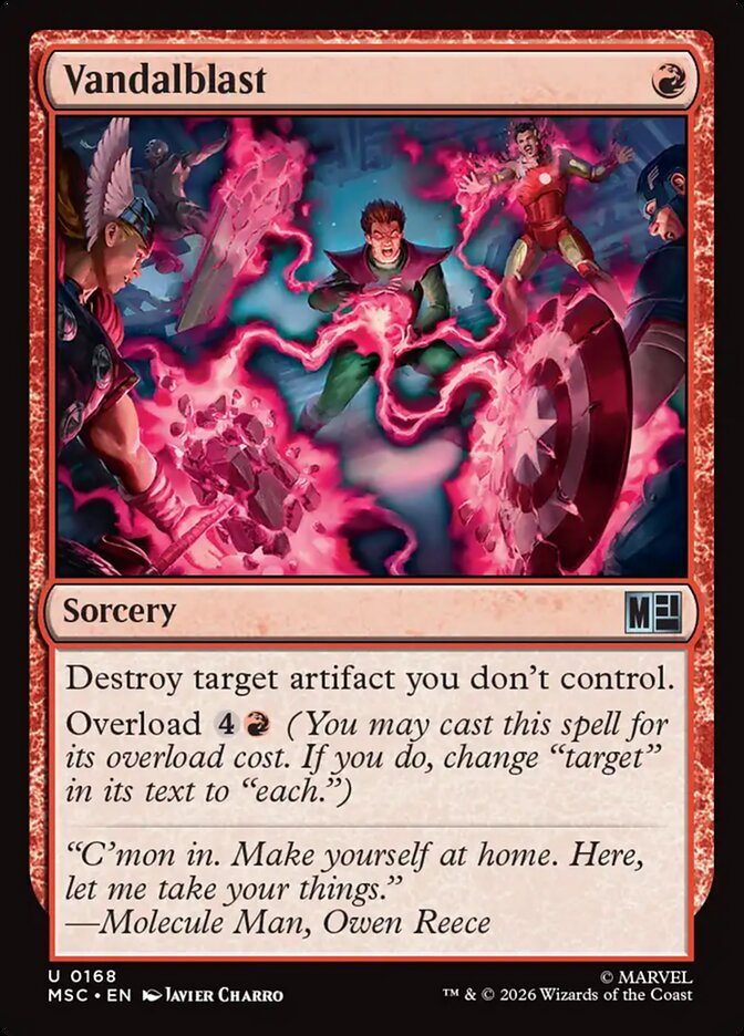 Vandalblast — Marvel Super Heroes Commander (MSC) #168