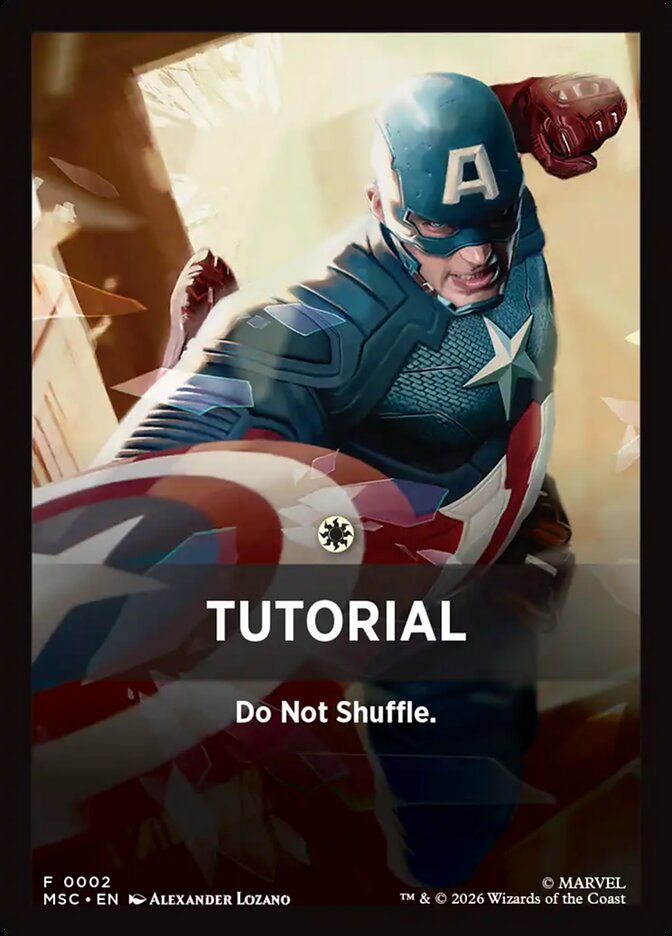 Tutorial — Marvel Super Heroes Jumpstart Front Cards (FMSC) #2