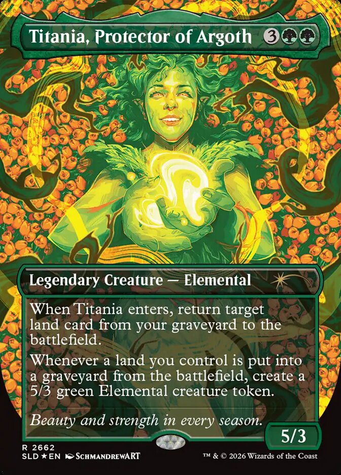Titania, Protector of Argoth — Secret Lair Drop (SLD) #2662