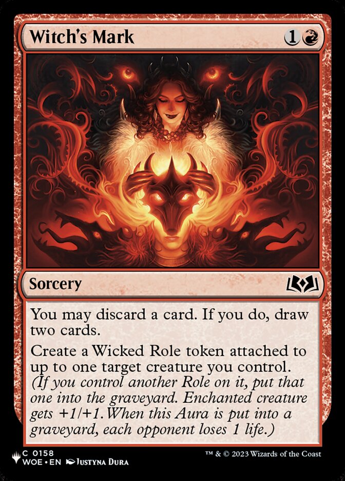 Witch's Mark — The List (PLST) #WOE-158