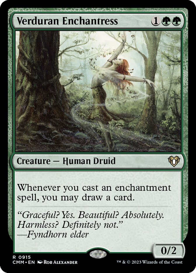 Verduran Enchantress — Commander Masters (CMM) #915
