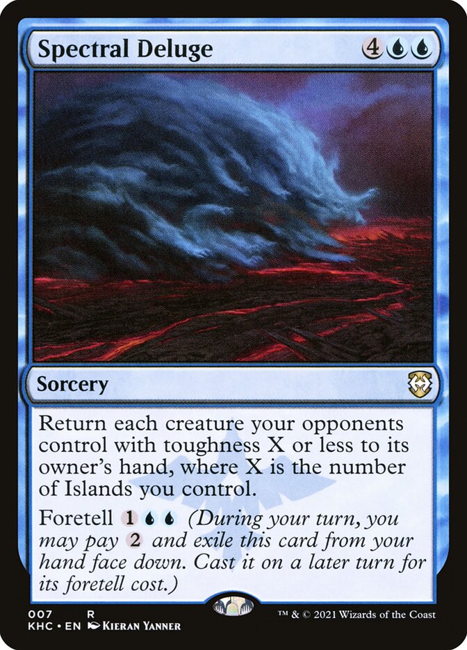 Spectral Deluge — Kaldheim Commander (KHC) #7