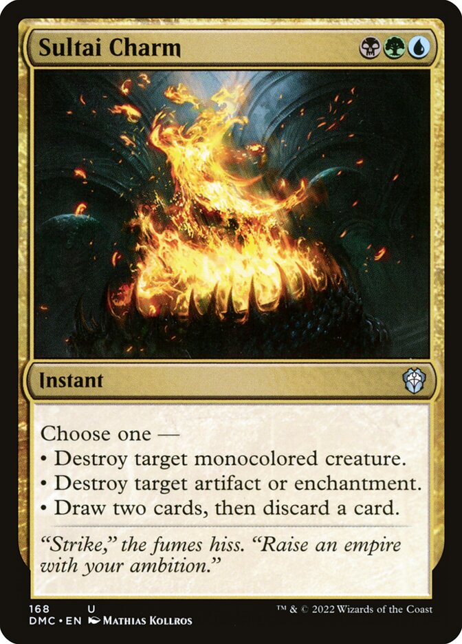 Sultai Charm — Dominaria United Commander (DMC) #168