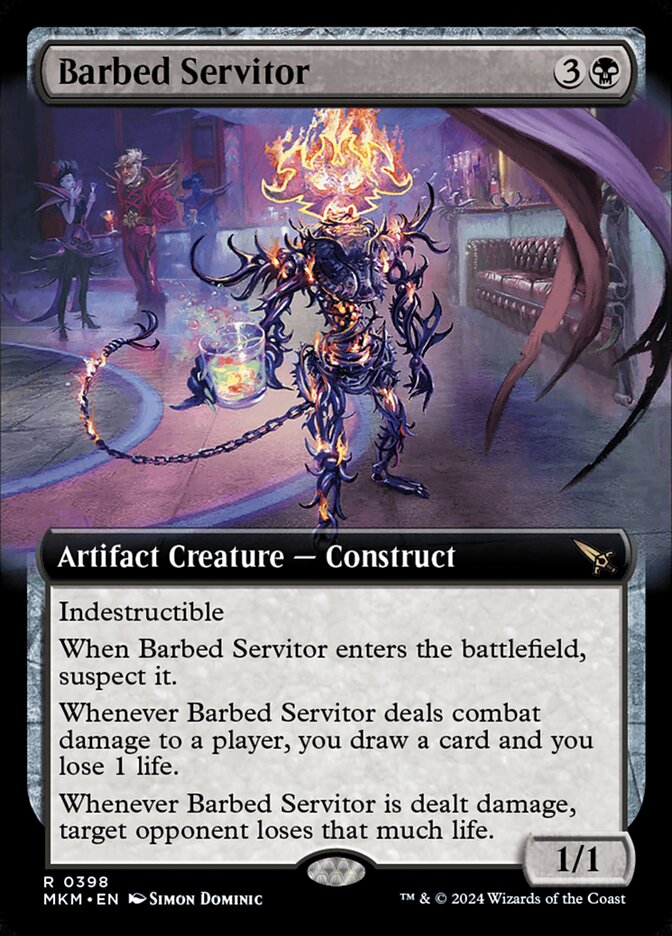 Barbed Servitor — Murders at Karlov Manor (MKM) #398