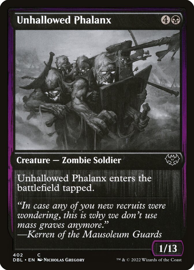 Unhallowed Phalanx — Innistrad: Double Feature (DBL) #402