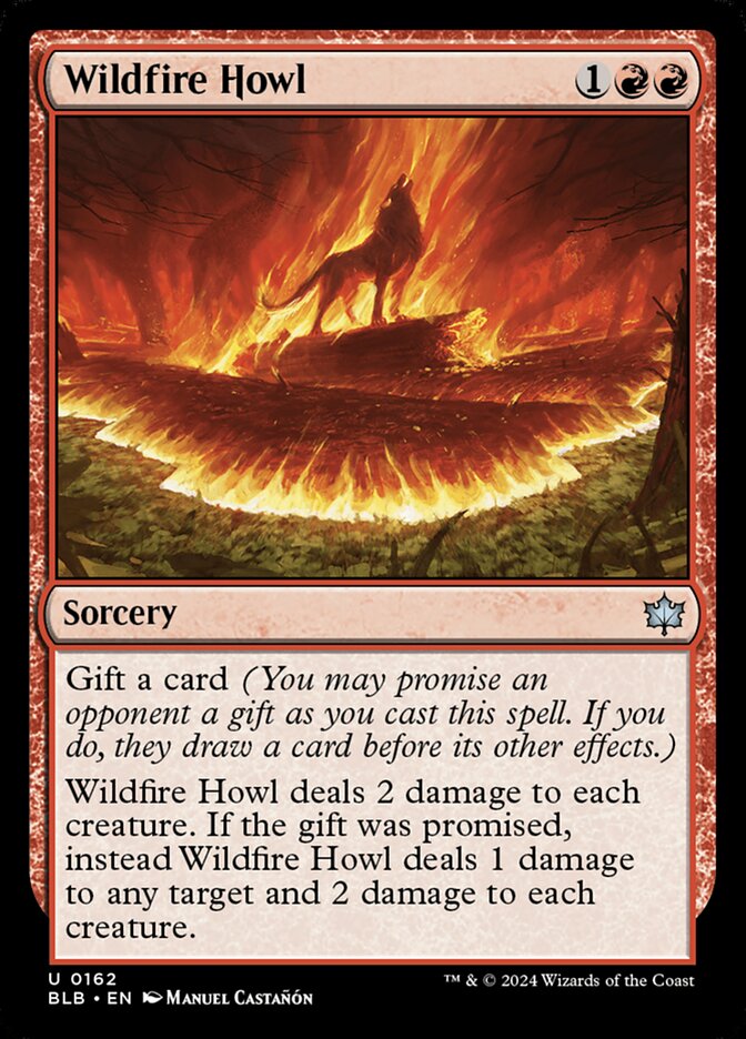 Wildfire Howl — Bloomburrow (BLB) #162
