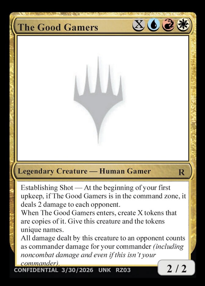 The Good Gamers — Unknown Event (UNK) #RZ03q