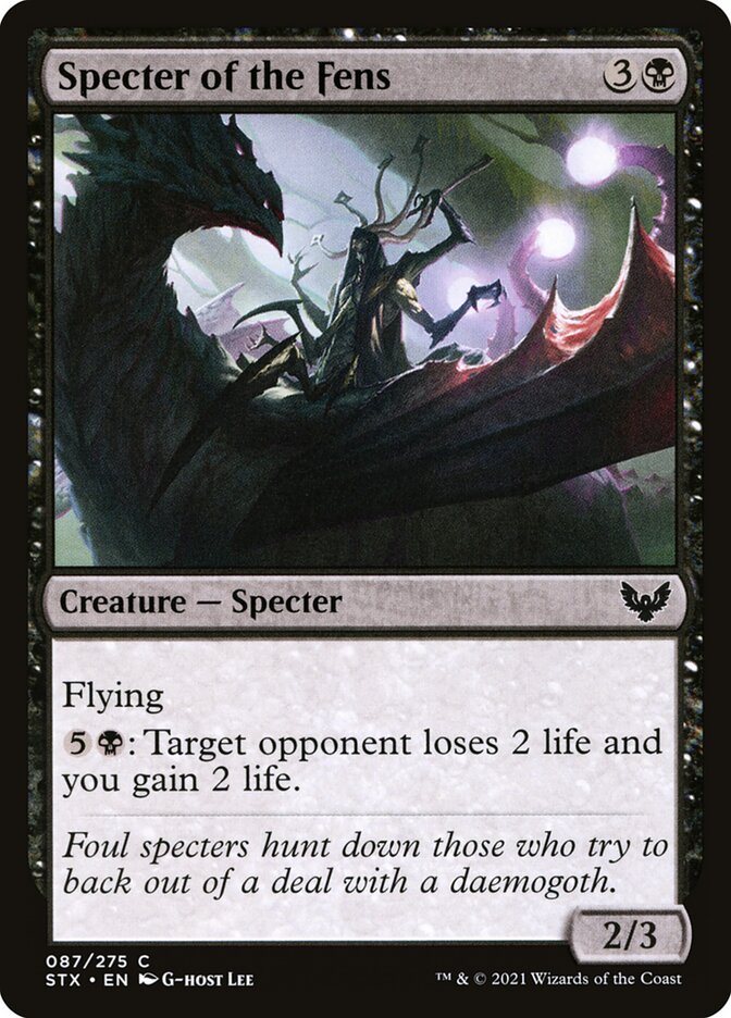 Specter of the Fens — Strixhaven: School of Mages (STX) #87