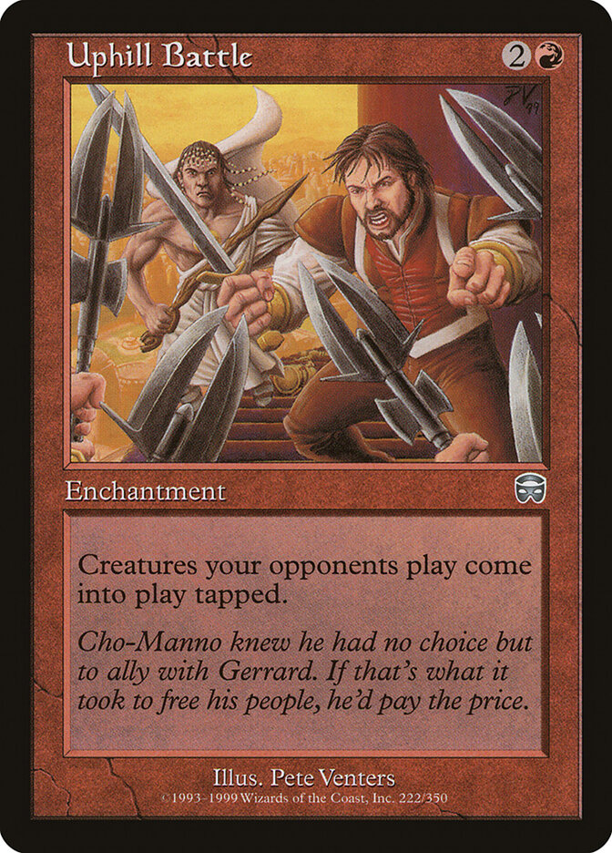 Uphill Battle — Mercadian Masques (MMQ) #222