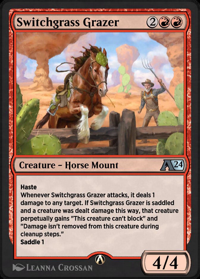 Switchgrass Grazer — Alchemy: Outlaws of Thunder Junction (YOTJ) #14