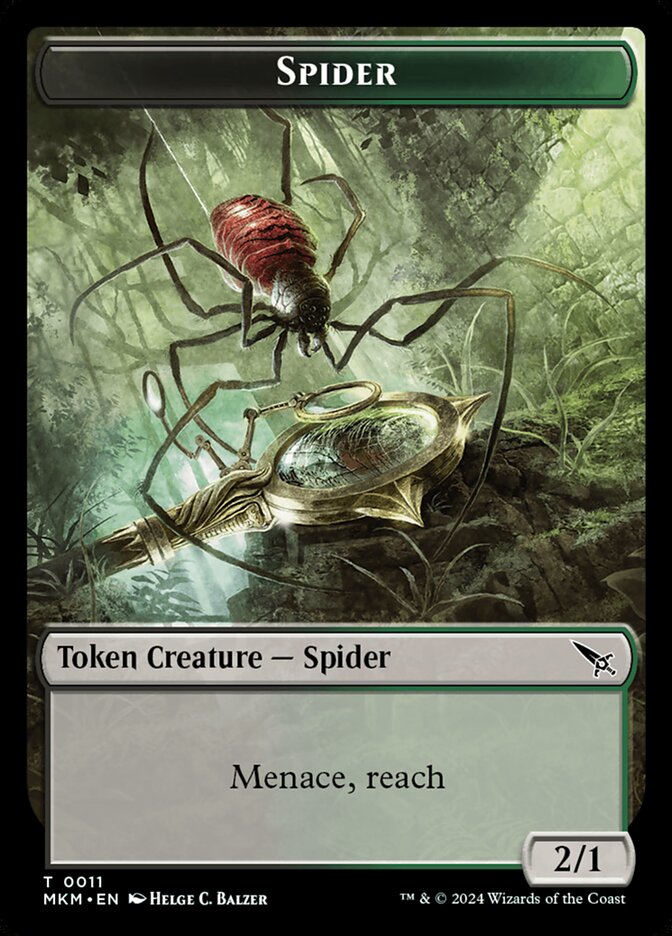 Spider — Murders at Karlov Manor Tokens (TMKM) #11