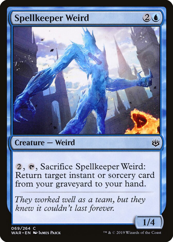 Spellkeeper Weird — War of the Spark (WAR) #69