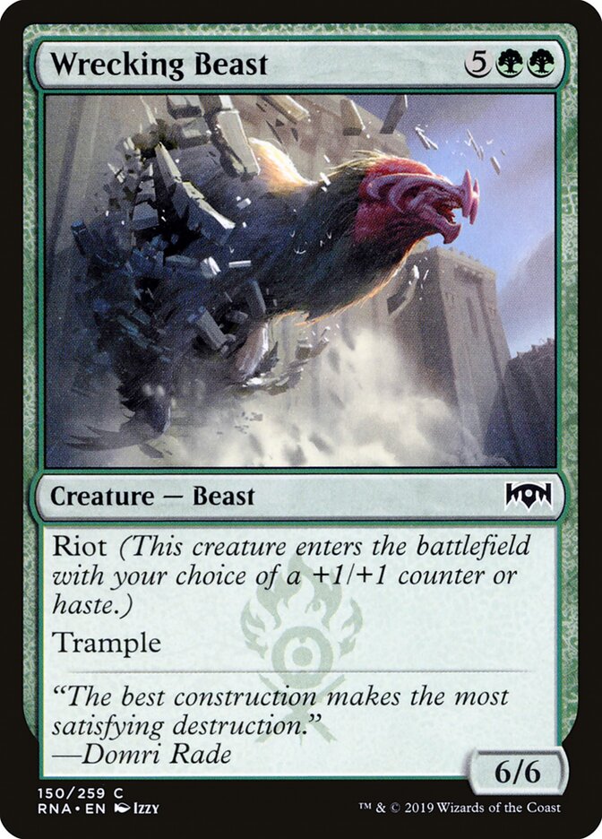 Wrecking Beast — Ravnica Allegiance (RNA) #150