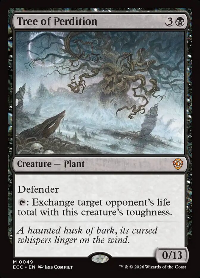 Tree of Perdition — Lorwyn Eclipsed Commander (ECC) #49