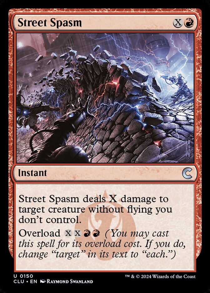 Street Spasm — Ravnica: Clue Edition (CLU) #150